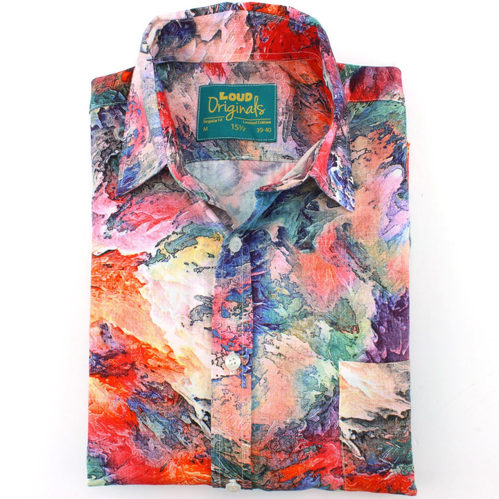 Regular Fit Short Sleeve Shirt - Volcano