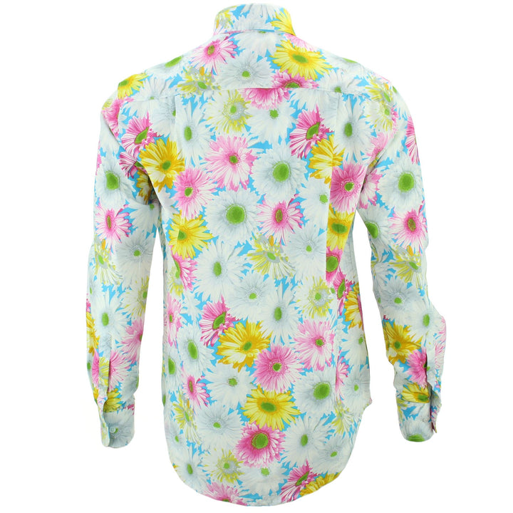 Regular Fit Long Sleeve Shirt - Daisies