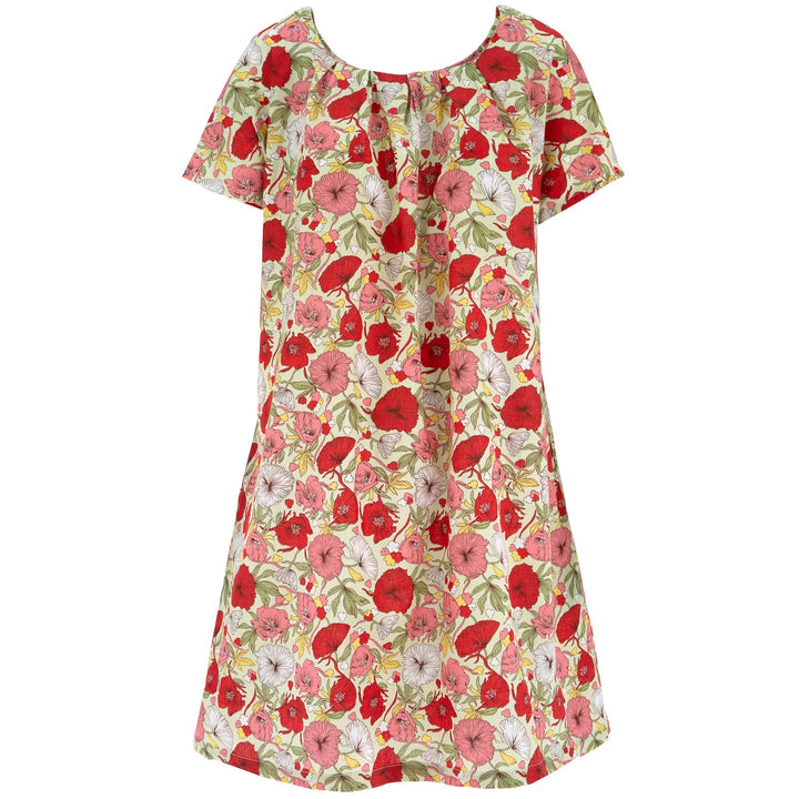 Floaty Pocket Pleat Dress - Avignon Petal Mint