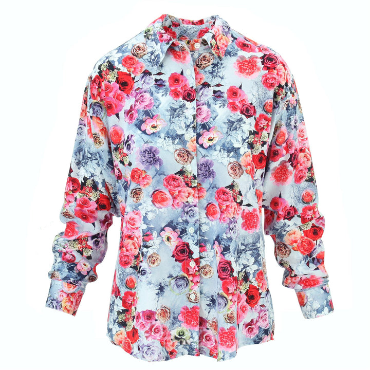 Classic Women's Shirt - Mauve Summer Bouquet