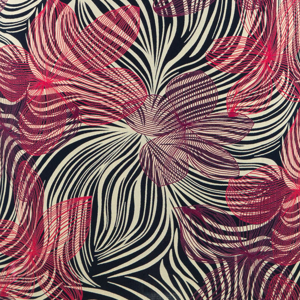 Strappy Dress - Efflorescent Zebra Red
