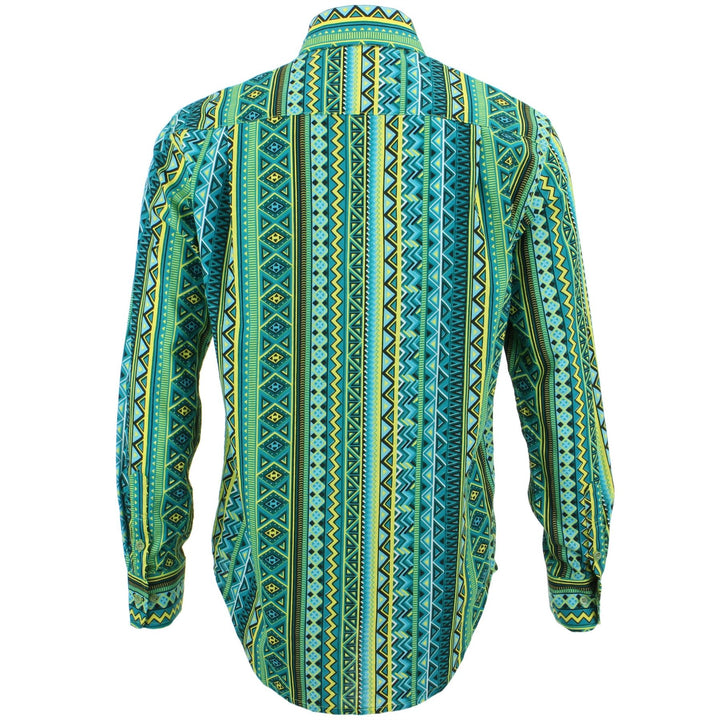 Regular Fit Long Sleeve Shirt - Aztec