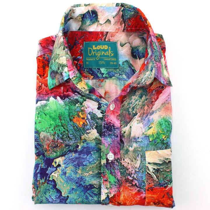 Regular Fit Short Sleeve Shirt - Volcano