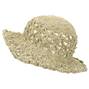 Hemp & Cotton Sun Hat - Crochet Natural Holes