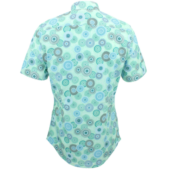 Slim Fit Short Sleeve Shirt - Spirograph