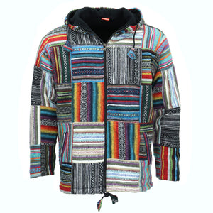 Brushed Gheri Cotton Hoodie Fleece Lined - Patch Brush