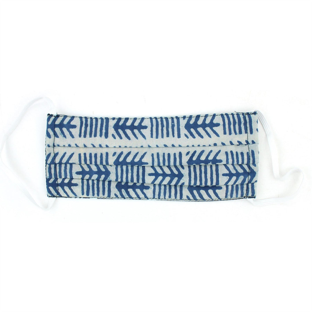 Handmade Pleated Cotton Face Mask - Pack of 5
