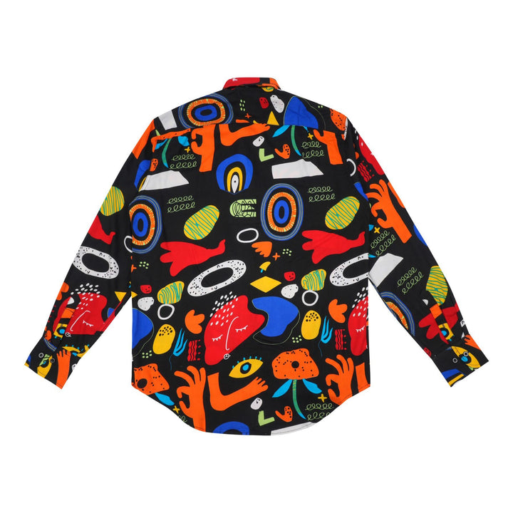 Regular Fit Long Sleeve Shirt - Cosmic Pop