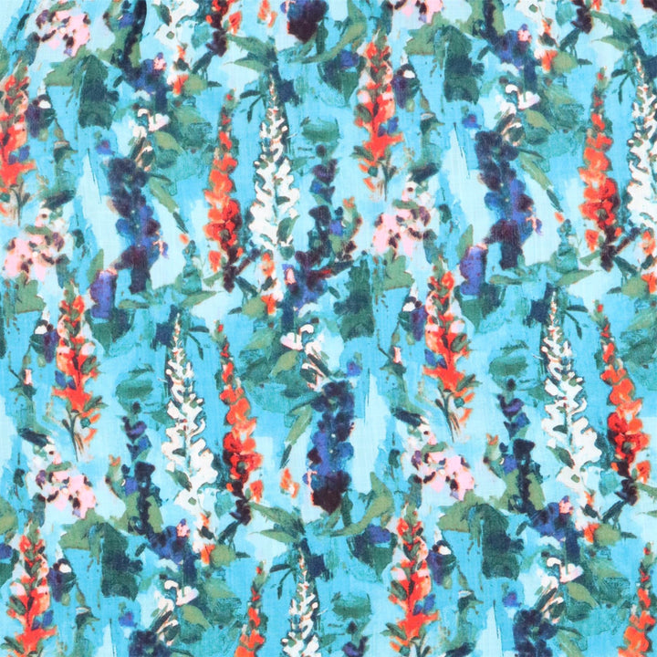 Regular Fit Short Sleeve Shirt - Watercolour Lupine