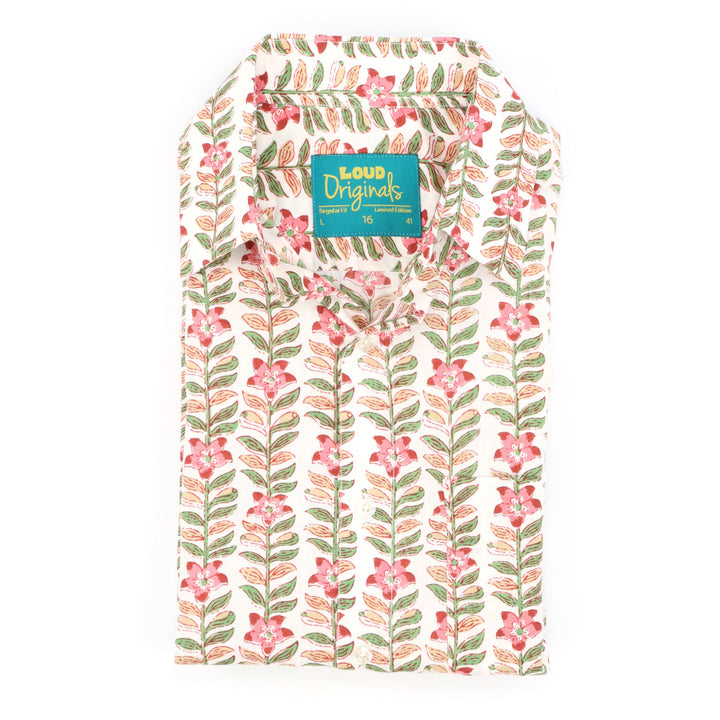 Regular Fit Short Sleeve Shirt - Botanic Rhythm