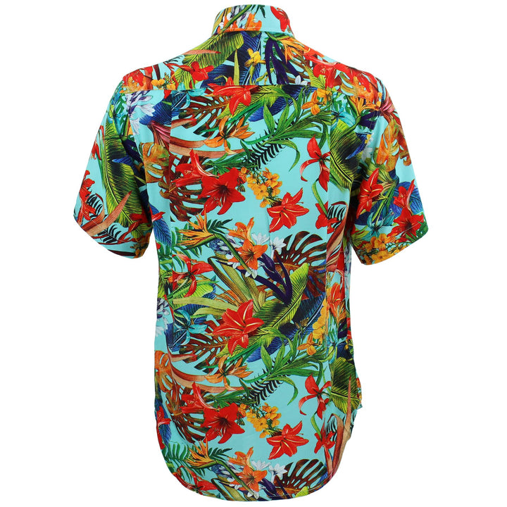 Regular Fit Short Sleeve Shirt - Tropical Lily