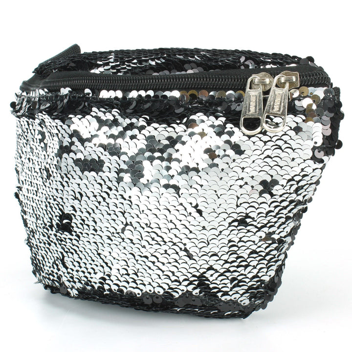 Sequin Bumbag - Silver
