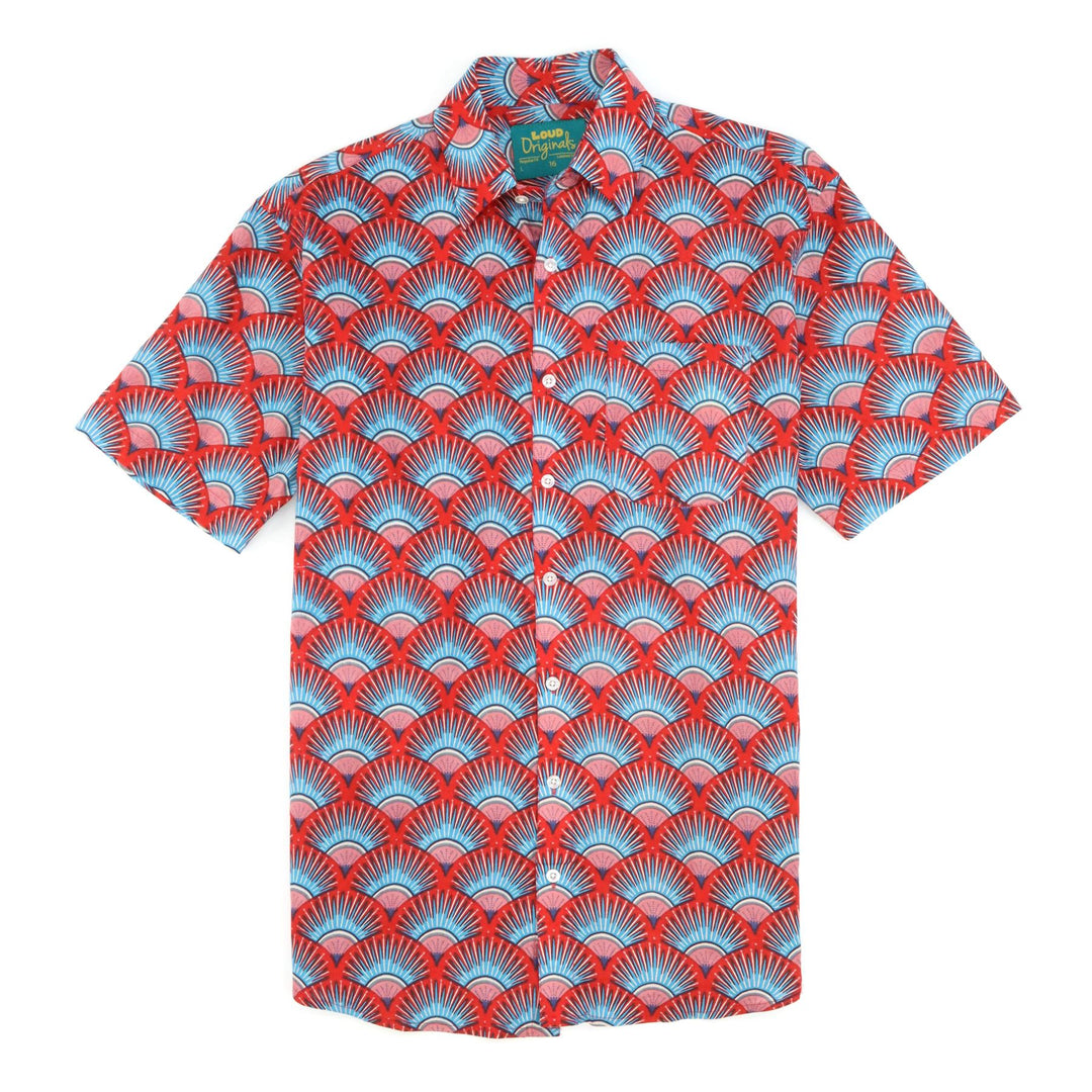 Regular Fit Short Sleeve Shirt - Retro Radiance