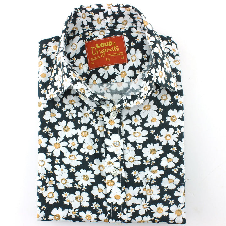 Regular Fit Short Sleeve Shirt - Daisies