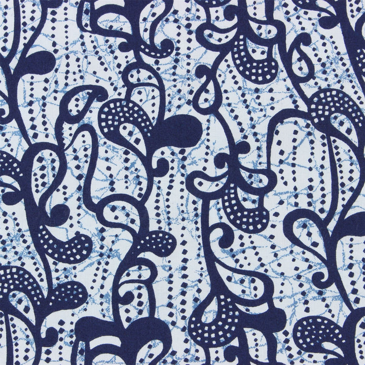 Regular Fit Short Sleeve Shirt - Indigo Floral Print