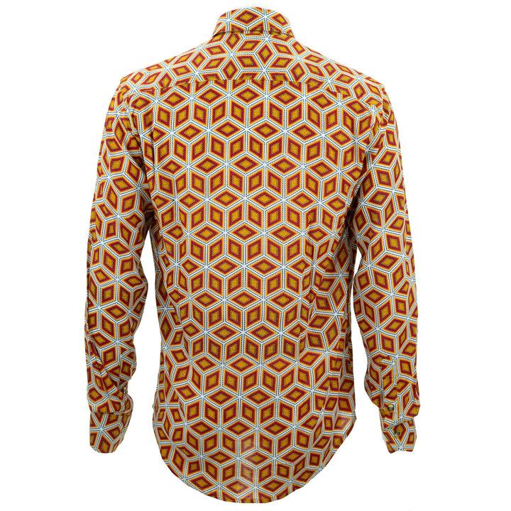 Tailored Fit Long Sleeve Shirt - Diamond Dancefloor
