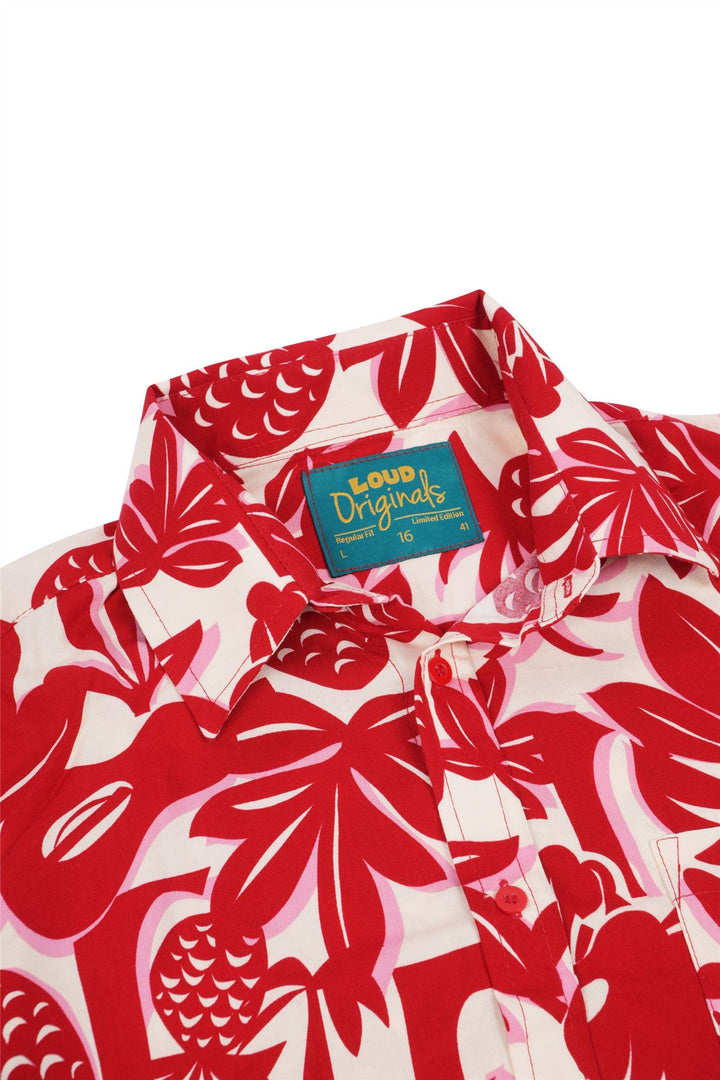 Regular Fit Long Sleeve Shirt - Tropical Grove