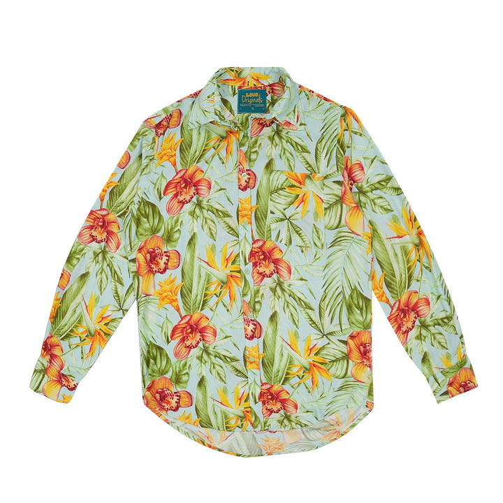 Regular Fit Long Sleeve Shirt - Tropic Solstice