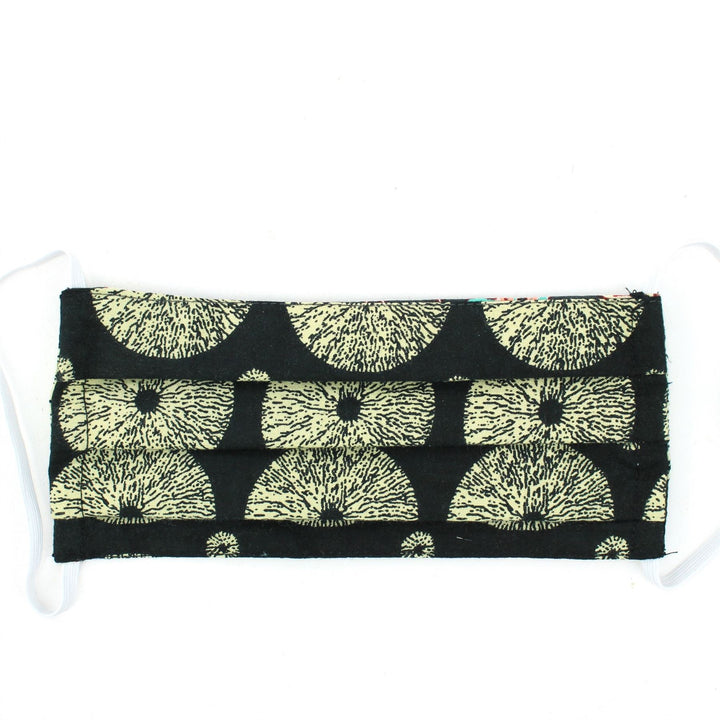 100% Cotton Handmade Pleated Face-Mask