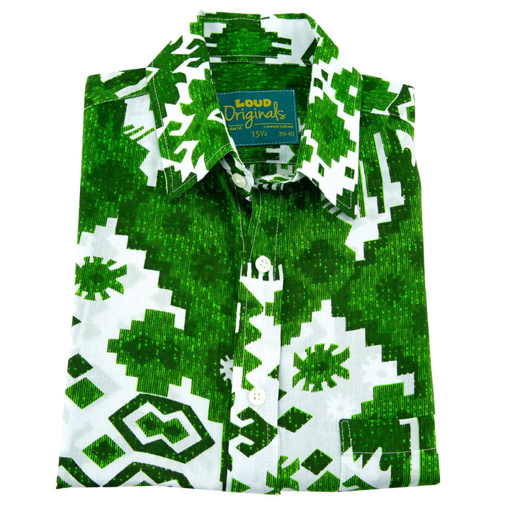 Regular Fit Long Sleeve Shirt - Aztec