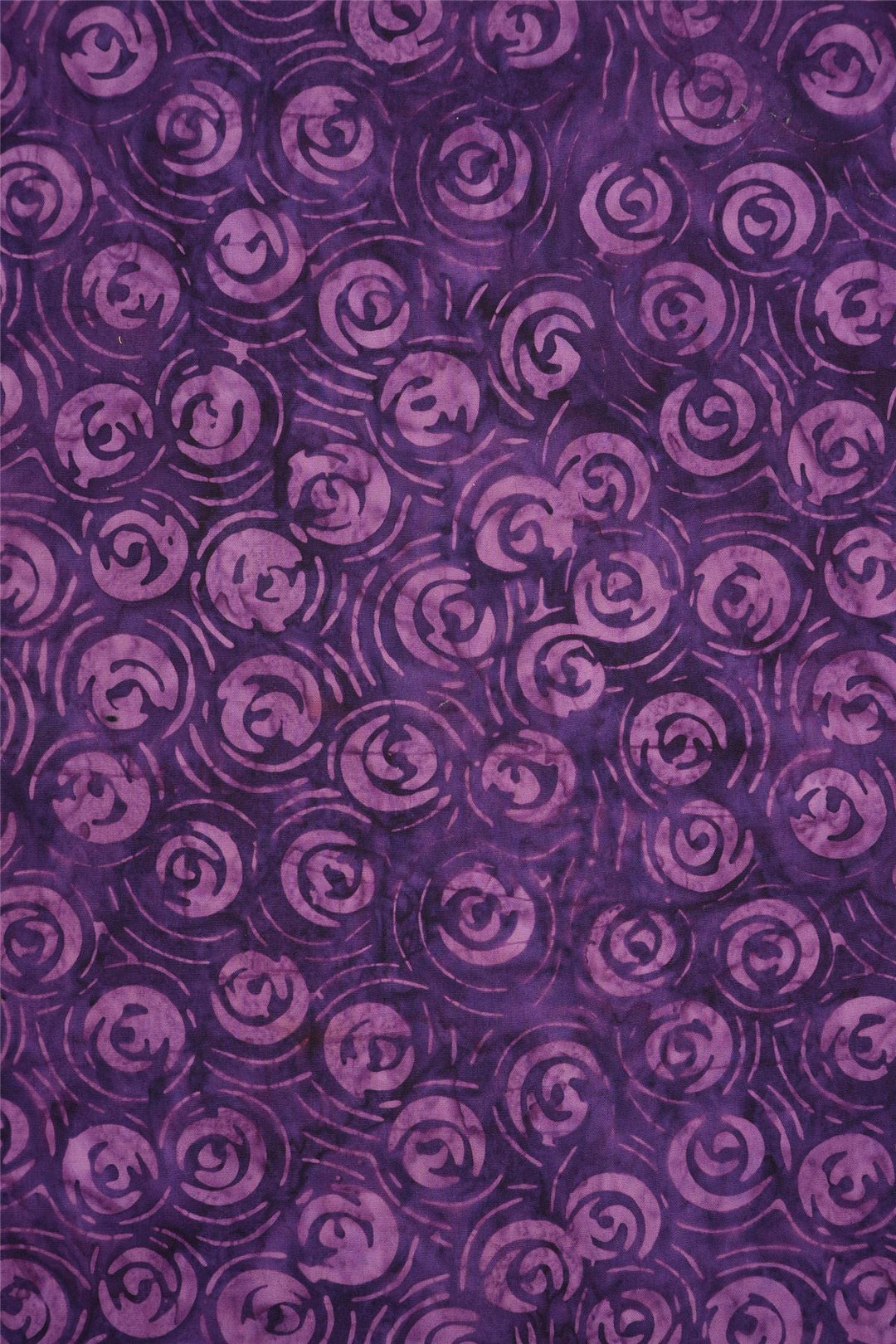 Regular Fit Long Sleeve Shirt - Random Mixed Panel Batik Purple