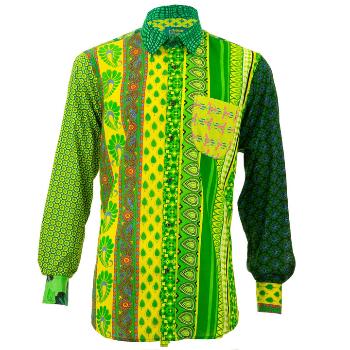 Regular Fit Long Sleeve Shirt - Random Mixed Panel