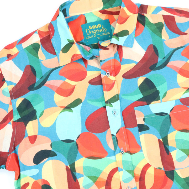 Regular Fit Short Sleeve Shirt - Pop Splash