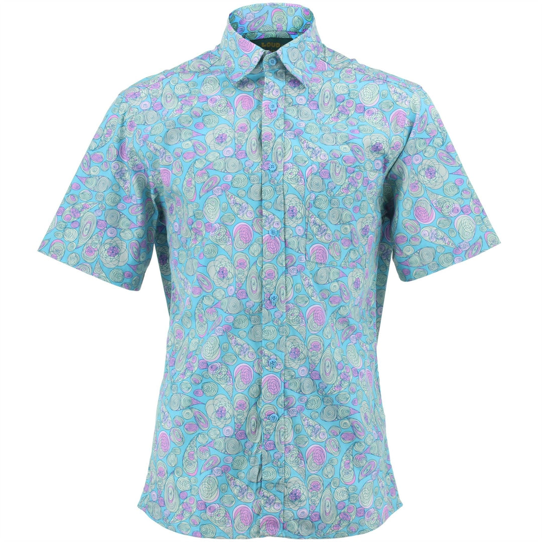Regular Fit Short Sleeve Shirt - Spirals