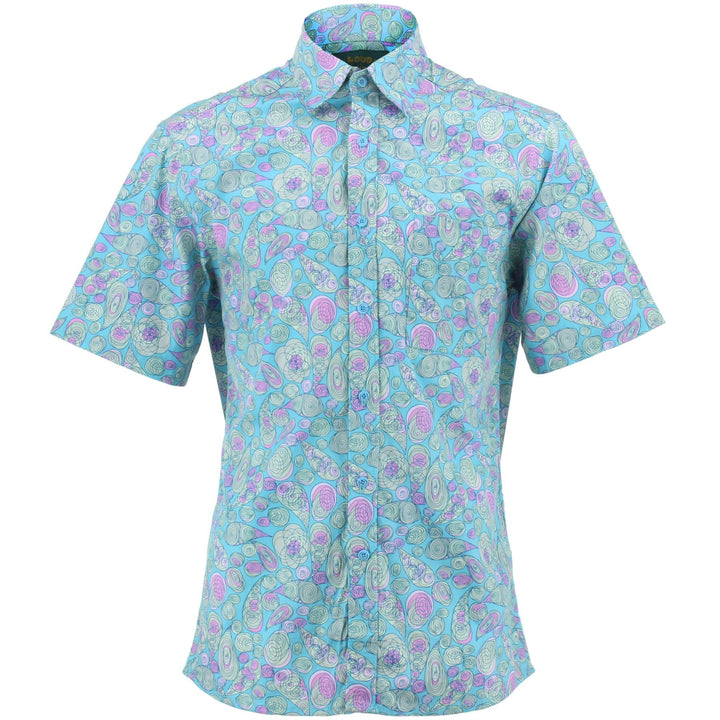 Regular Fit Short Sleeve Shirt - Spirals