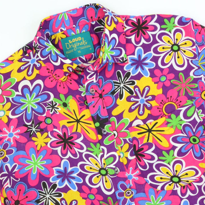 Regular Fit Short Sleeve Shirt - Flower Power
