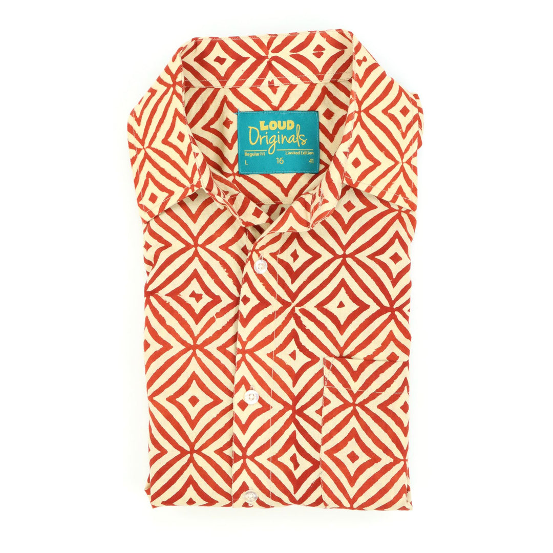 Regular Fit Short Sleeve Shirt - Savanna Echo