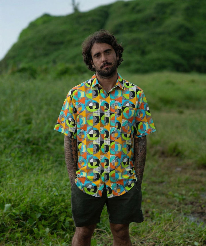 Regular Fit Short Sleeve Shirt - Pop Circles