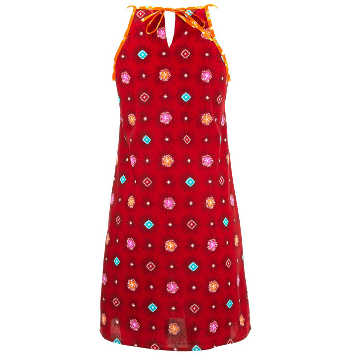 Strappy Dress - Red Explosion