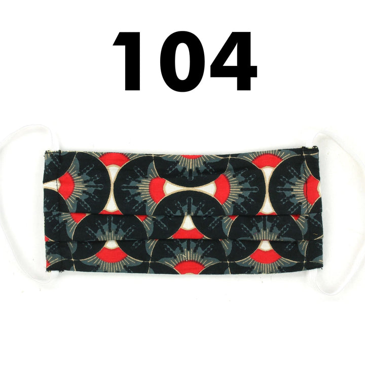 100% Cotton Handmade Pleated Face-Mask