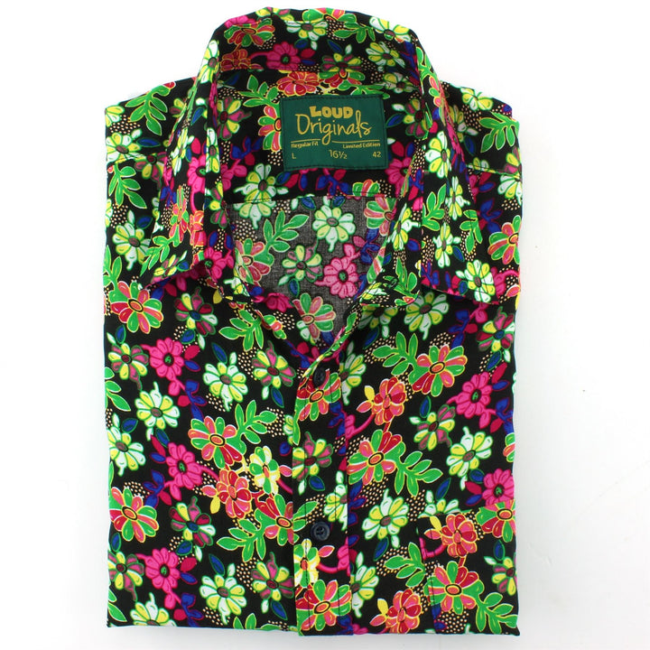 Regular Fit Short Sleeve Shirt - Vibrant Floral