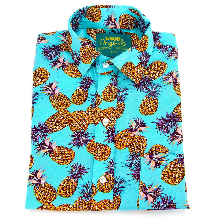 Regular Fit Long Sleeve Shirt - Pineapples