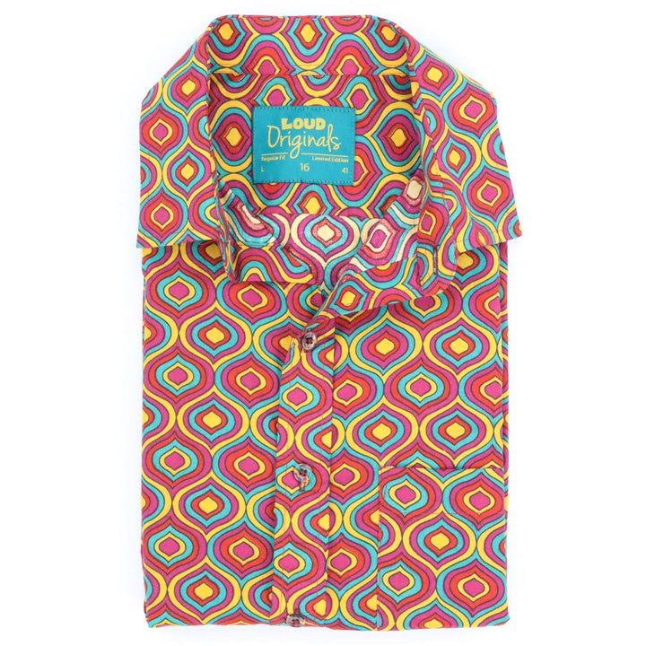 Regular Fit Short Sleeve Shirt - Hypnotic Loop