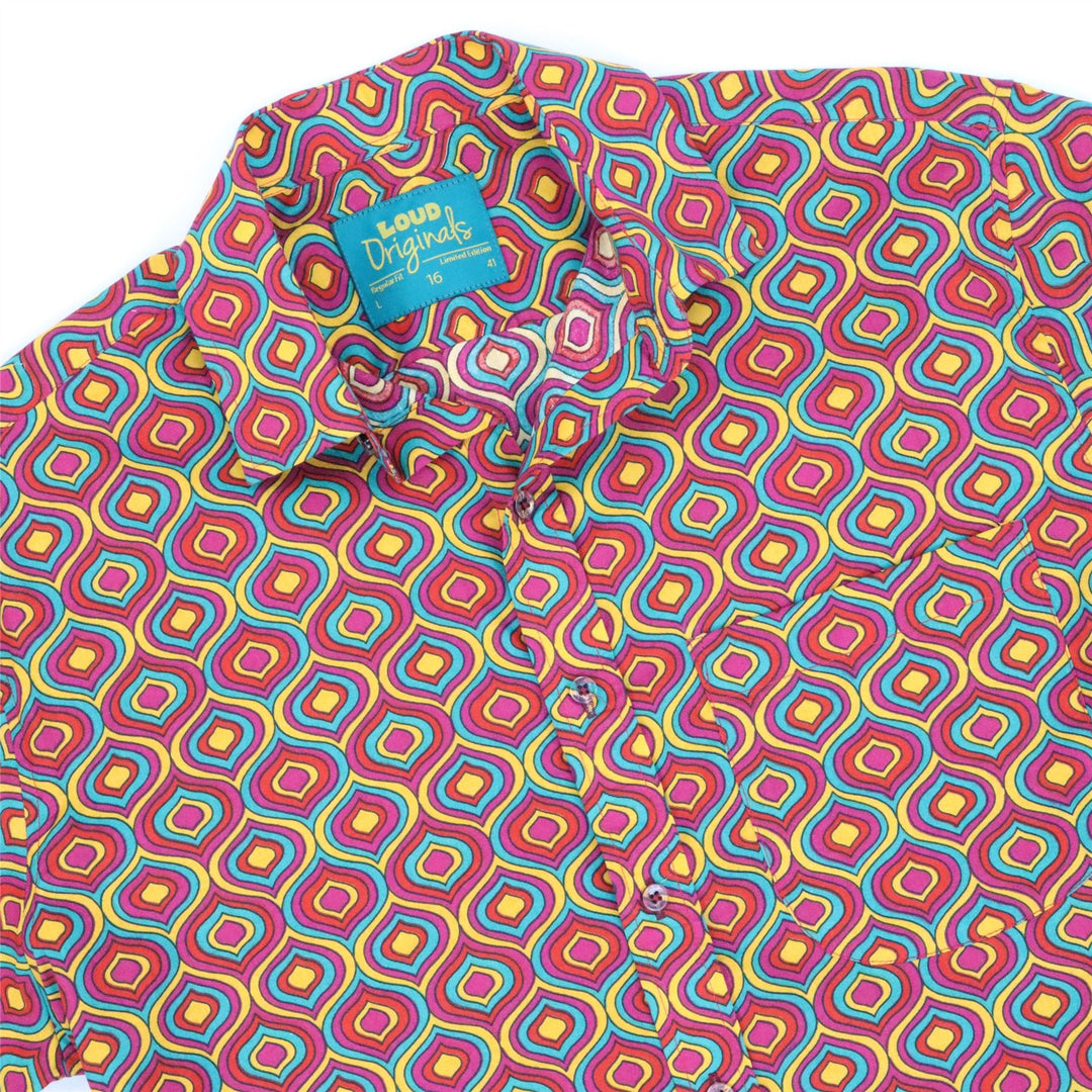 Regular Fit Short Sleeve Shirt - Hypnotic Loop