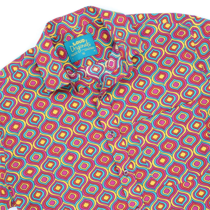 Regular Fit Short Sleeve Shirt - Hypnotic Loop