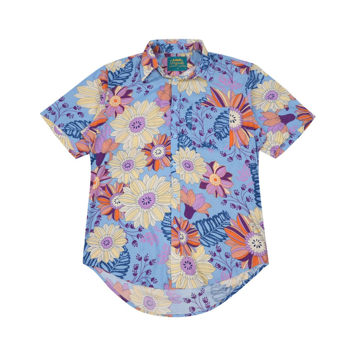 Regular Fit Short Sleeve Shirt - Pastel Botanica