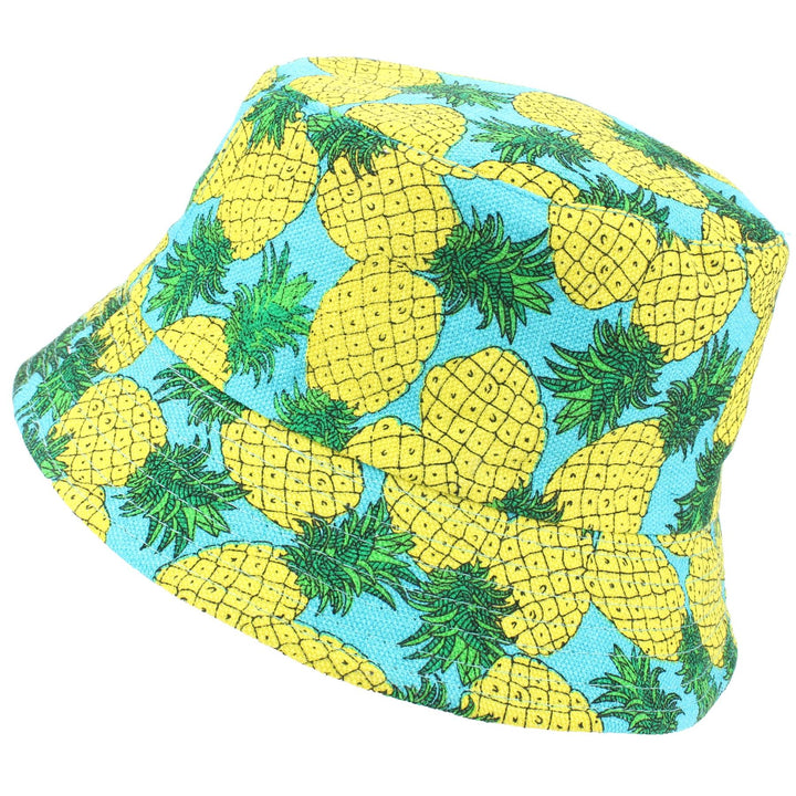 Canvas Bucket Hat - Pineapples