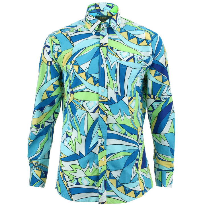 Regular Fit Long Sleeve Shirt - Abstract
