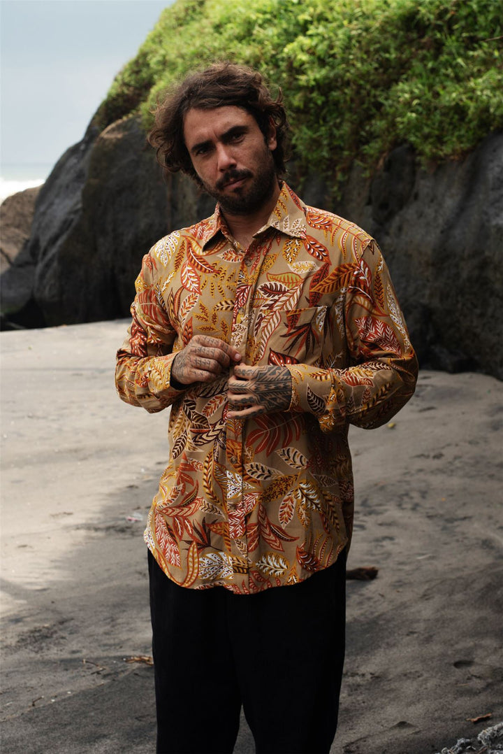 Regular Fit Long Sleeve Shirt - Autumn Nomad