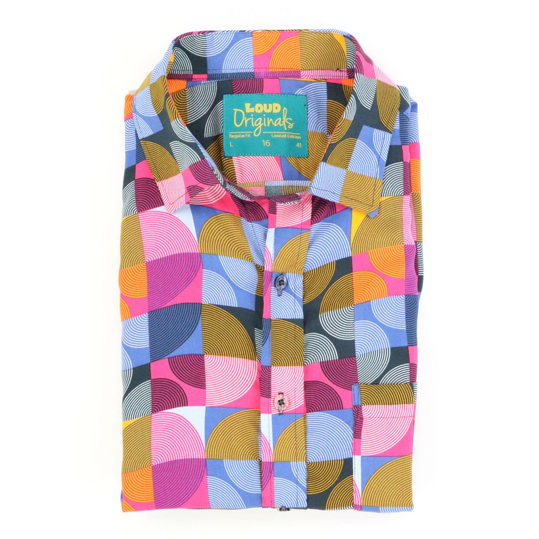 Regular Fit Short Sleeve Shirt - Disco Geo