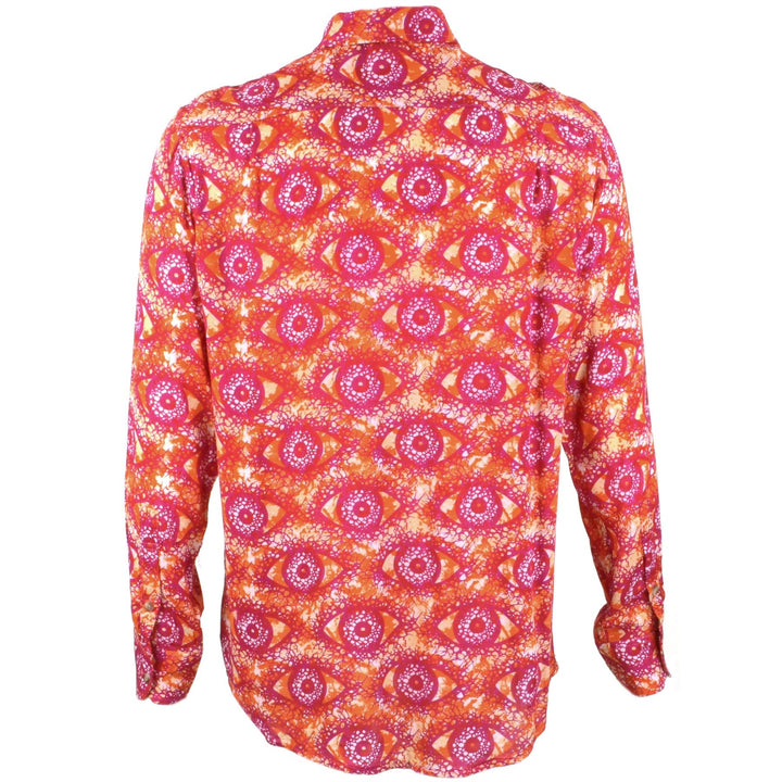 Regular Fit Long Sleeve Shirt - Red & Pink Eyes