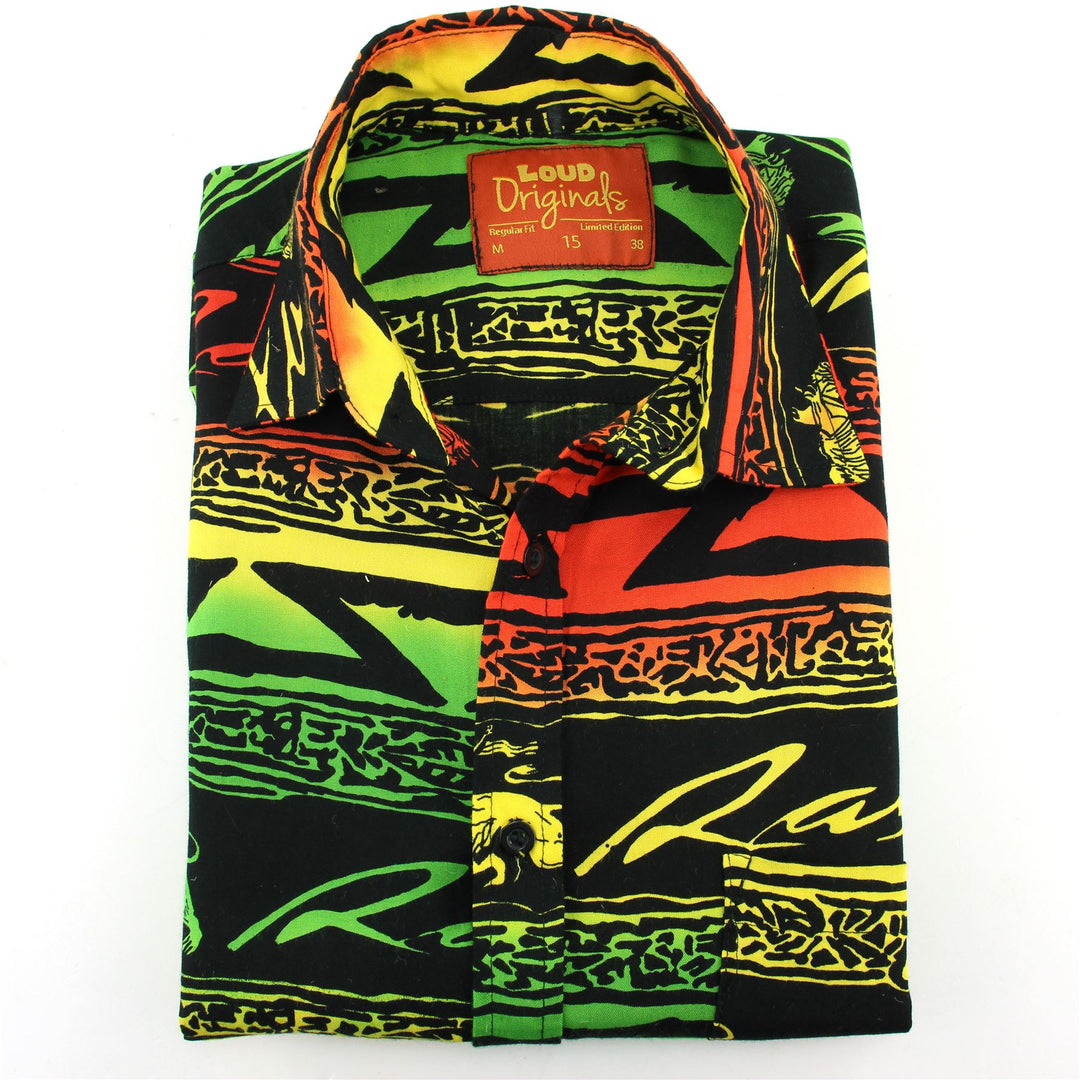 Regular Fit Short Sleeve Shirt - Rasta