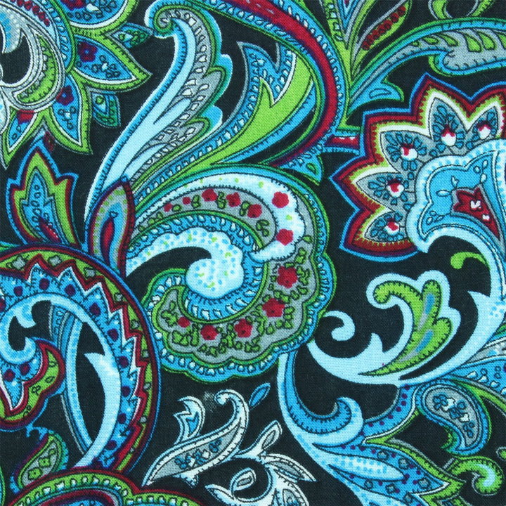 Slim Fit Short Sleeve Shirt - Floral Paisley