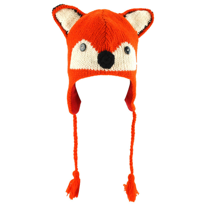 Wool Animal Hat - Fox