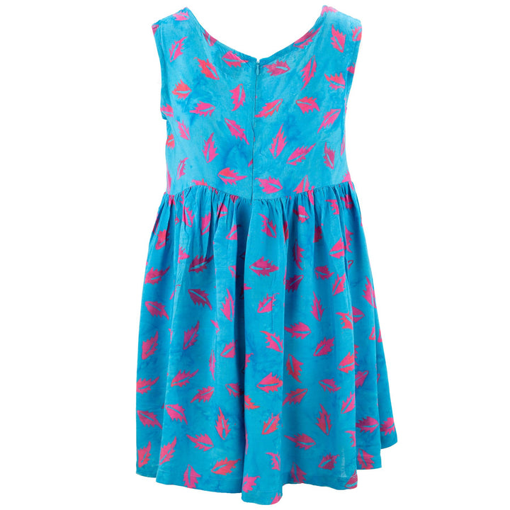 The Shroom Dress - Holly Leaves Blue