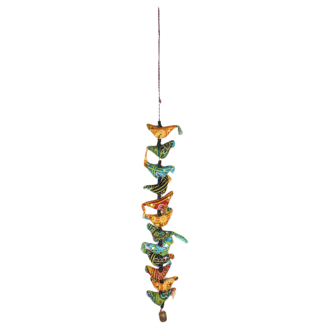 Handmade Rajasthani Strings Hanging Decorations - Chickens